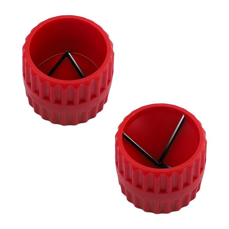 PE Pipe Deburrer, 2 in 1 Copper Pipe Deburrer, DEANKEJI Pipe Deburrer, Plastic Pipe, Universal Copper Pipe Pipes for Indoor and Outdoor Use, 5-38 mm, Indoor and Outdoor Milling Cutter