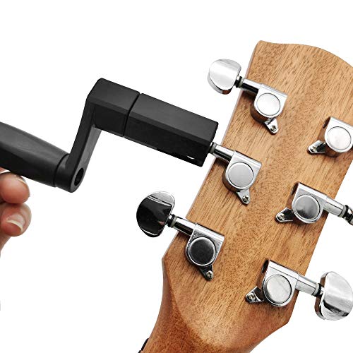 [AUSTRALIA] - Guitar String Winder Cutter 2 in 1 Bridge Pin Peg Puller Plastic Metal Professional Guitar Repair Tool Black 