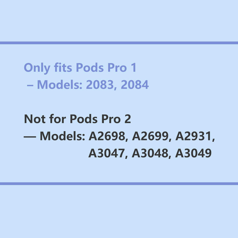 OEM Left Single Earbud for Pod Pro 1st Generation, Model A2083 A2084, Genuine Left Earbud Only, Compatible with Original Pods Pro 1 A2190 Charging Case Left-A2084