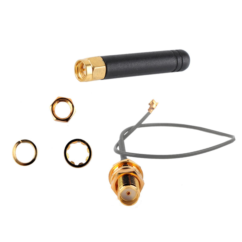 2 PCS LoRa Antenna 915MHz 2DBI with U.FL IPEX to SMA Connector for Lora Board ESP32 Lora32u4 II WiFi Lora32 15cm 2 PCS