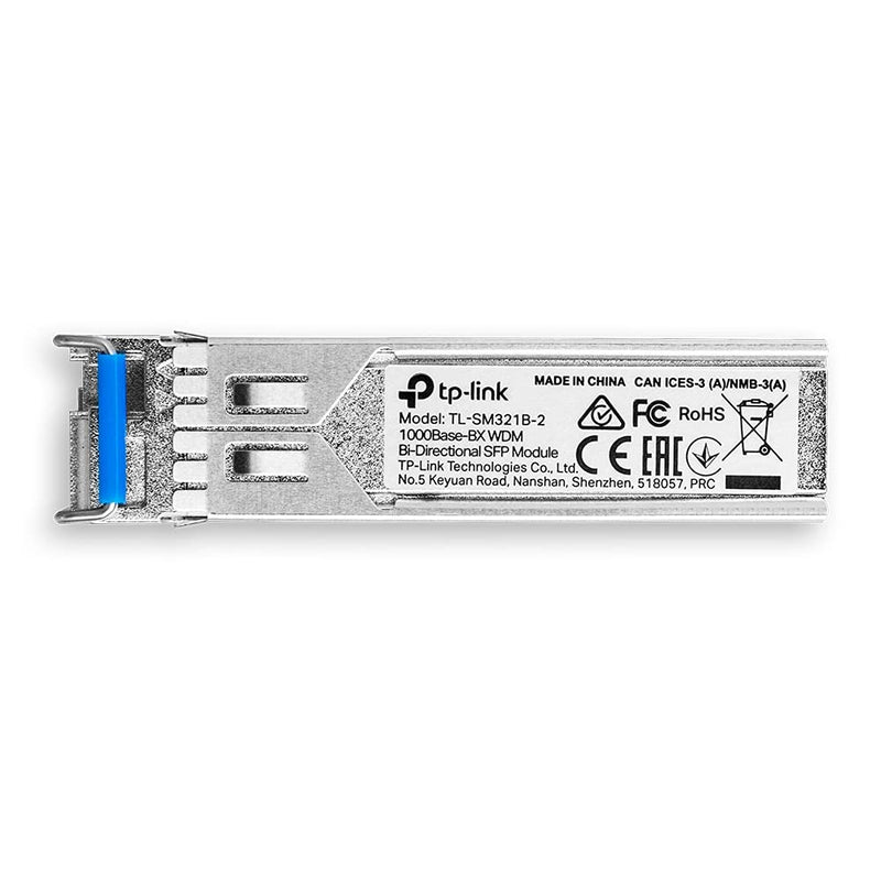 TP-Link TL-SM321B Network transceiver Module Fiber Optic 1250, W128171938 (Module Fiber Optic 1250 Mbit/s SFP) Bi-directional SFP module-B