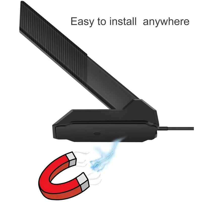 WiFi 7 WiFi 6E Tri-Band Antenna 2.4GHz 5GHz 6GHz Magnetic Base Antenna | Boosting WiFi Bluetooth Signal Range for PC Desktop Computer ASUS Gigabyte Aorus Gaming Motherboard WiFi Card
