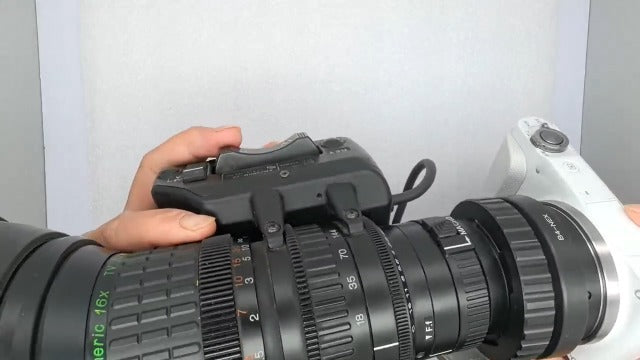 B4-EF M Lens Adapter Compatible with B4 2/3" Broadcast Grade Mount Lens & for EOS-M (EF-M Mount) Camera EF M M2 M3 M5 M6 M10 M50 M100.with Tripod Mount B4-EOS M