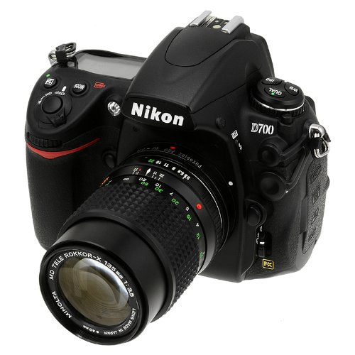 Fotodiox Pro Lens Mount Adapter Compatible with Minolta MD Lenses to Nikon F-Mount Cameras, (10MDNKG)