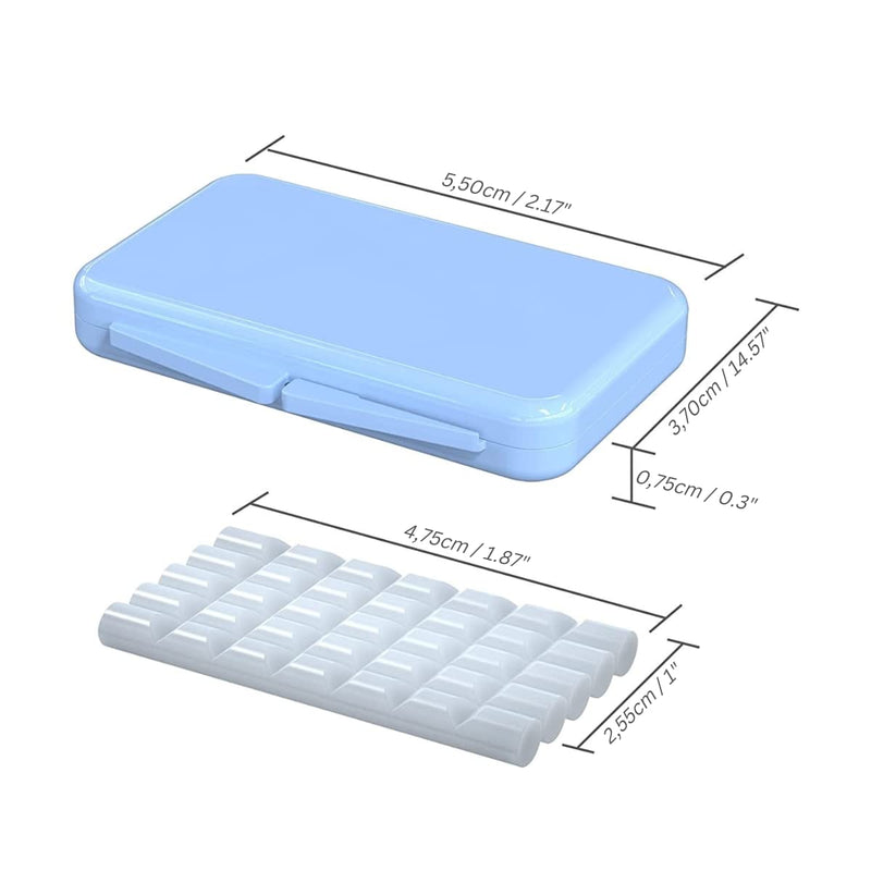 [AUSTRALIA] - Pre-Cut Orthodontic Wax | Dental Wax for Braces (10 Boxes, No Flavouring) 10 stück 
