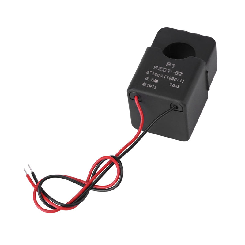 PZCT-02 Current Transformer Set 100 A AC Current Sensor for Energy Meter Precision Coil Sensor in Split Design Pack of 3