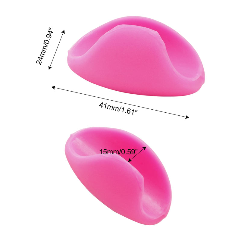 3Pcs Pink Flute Thumb Rest Cushion, Soft Silicone Finger Cover for Flute Wind Instrument