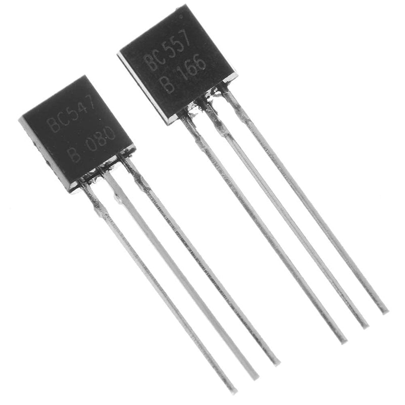 PENGLIN Pack of 100 (Pack of 50 BC547 + 50 BC557) NPN PNP Bipolar PBP Low Power Transistors 100mA 3-Pin