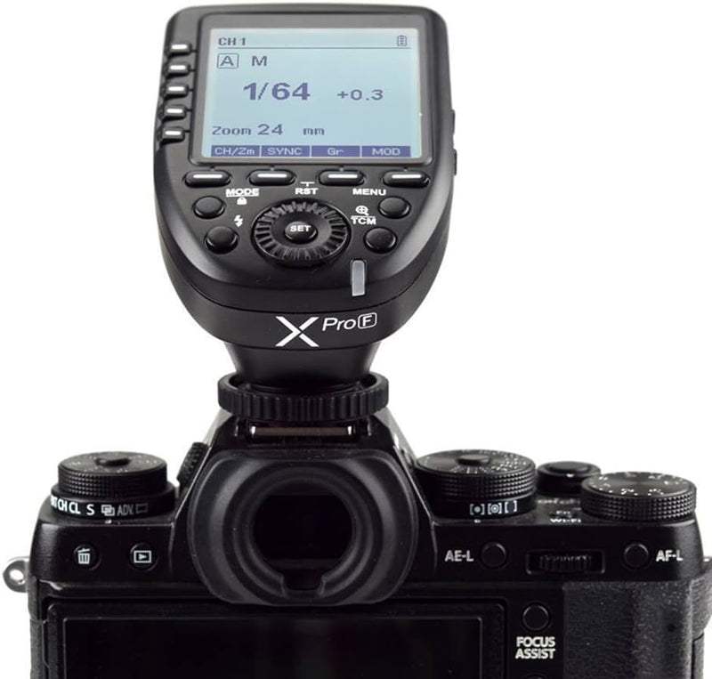 Godox XproF Xpro-F TTL Wireless Flash Trigger for Fujifilm, 2.4G X System XProF for Fujifilm