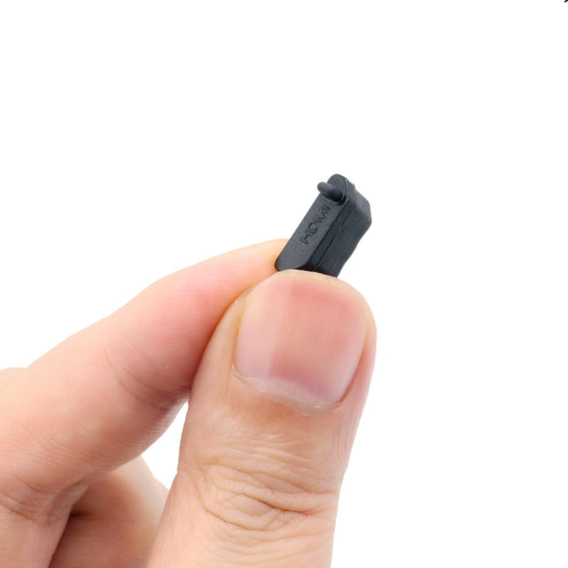 30pcs HDMI Silicone Anti Dust Cap Cover Plugs, HDMI Female Port Dustproof Plug Soft Protector Stopper, for TV,Laptop Computers etc,Black