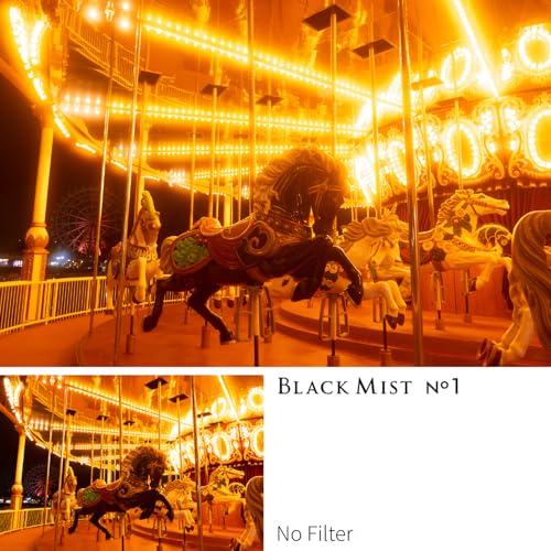 Kenko Diffusion Effect Filter Black Mist No.1 N φ52mm, Soft Effect, for That Perfect Cinematic Scene, Made in Japan, 449875 52mm