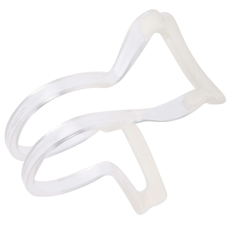 Violin Bow Collimator, 1/4 1/8 1/10 Straightness Corrector Teaching Tool Violin Training Accessory with Imported Silicone Gripping Feet(white) white