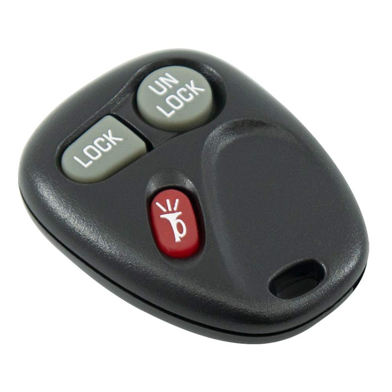 Keyless2Go Replacement for Keyless Entry Car Key Vehicles that Use 3 Button 15732803 KOBUT1BT - 2 Pack