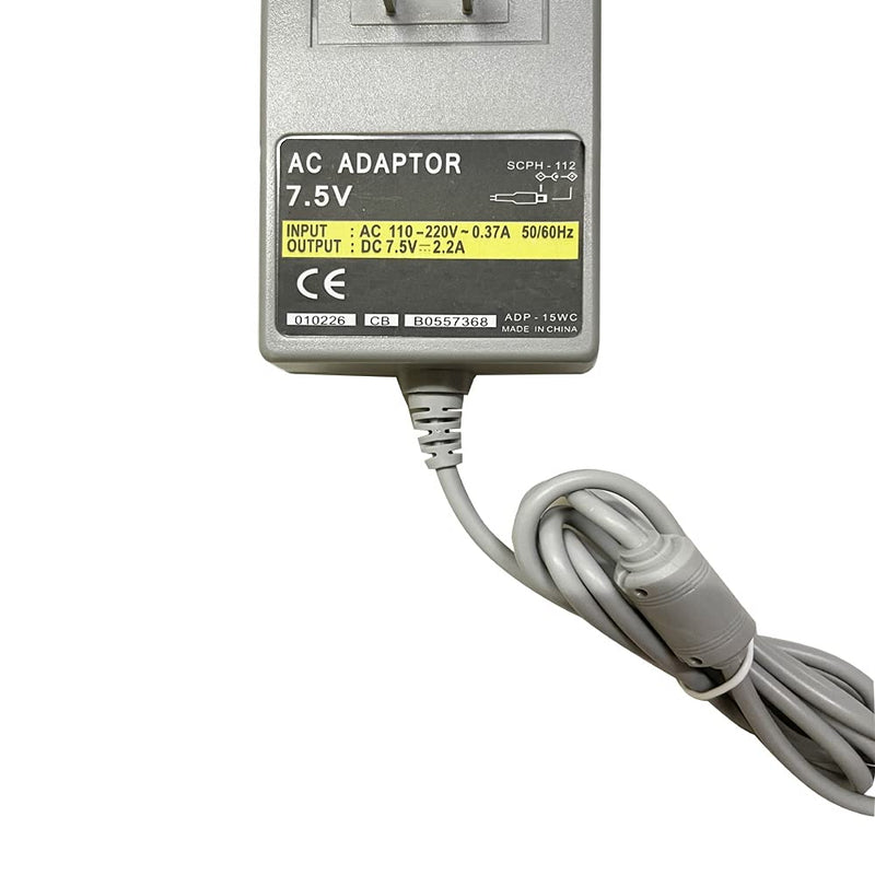 AC Power Supply Power Adapter Wall Chargers with Charging Cable Cord for Playstation PS 1 Console