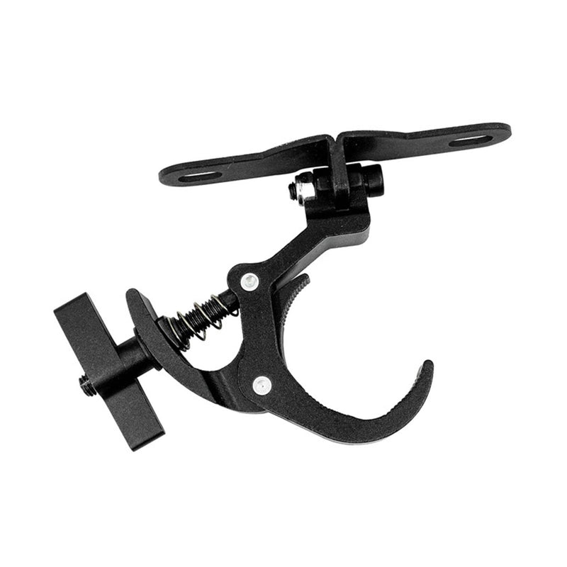 2Pcs Stage Light Clamps, Adjustable Stage Hook Clamp, Theatre Heavy Duty Clamp Stage Light Clamp, Anti-skid Rotation Lighting Fixture Truss Clamp for Spots Lights Stage, Style A Black