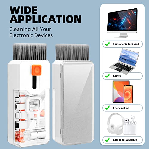 Keyboard Cleaning Kit +Glasses Cleaning Kit,White