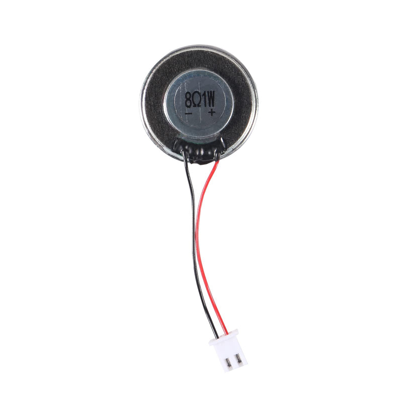 10Pcs 1W 8 Ohm Metal Shell Mini Loudspeaker Round Internal Magnet Speaker MP3 MP4 Player Speaker 1W 8 Ohm with terminal