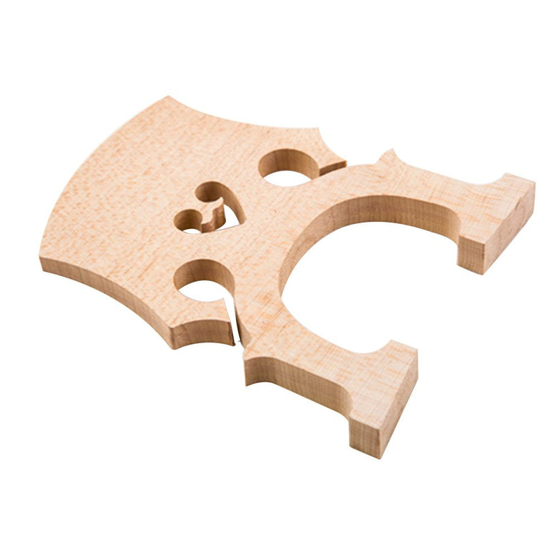 3/4 Maple Bridge,HUIOP 1pc Replacement Part 3/4 Maple Bridge for Double Bass Contrabass Upright Bass