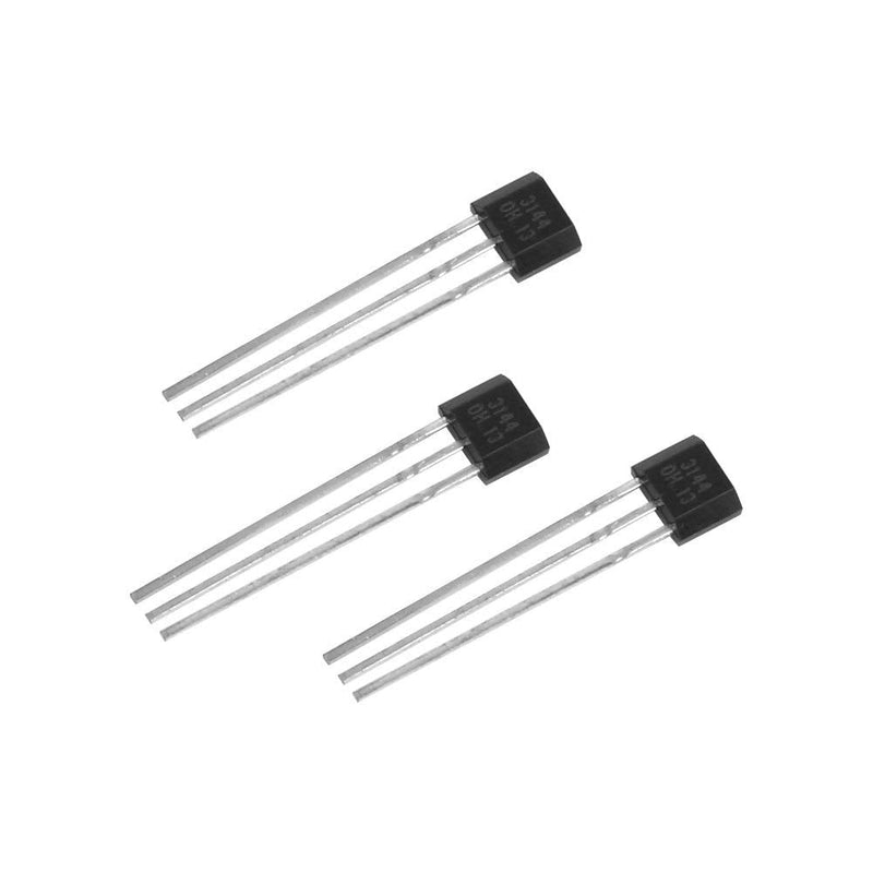 Hall Effect Sensor, 10pcs/lot A3144 3144E OH3144E Ratiometric Linear Hall Effect Sensor Magnetic Detector Switch TO-92UA 3-Pin SIP