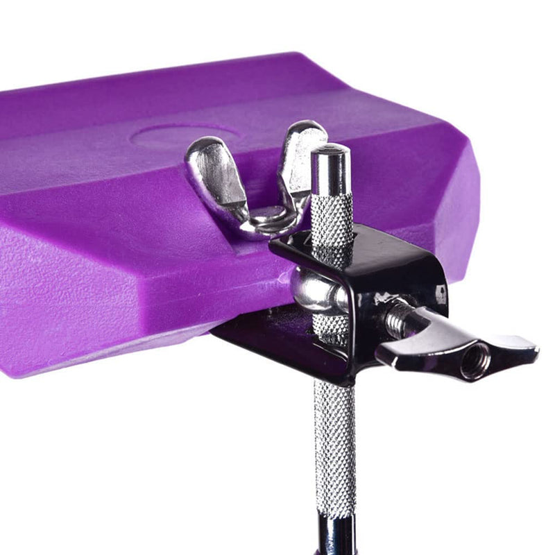 5“ Jam Block Musical Percussion Instrument Plastic Latin Drum Instrument (Purple) Purple