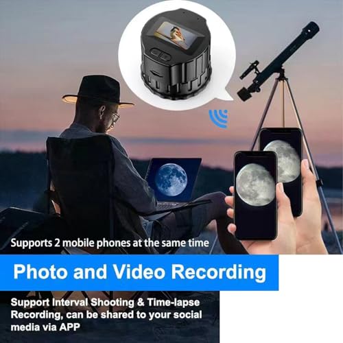 Telescope Eyepiece Camera for Astronomy, 1080P 16MP Electronic Eyepiece Camera for Astrophotography, Digital Telescope Camera for 28mm to 48mm Optical Telescopes Microscopes