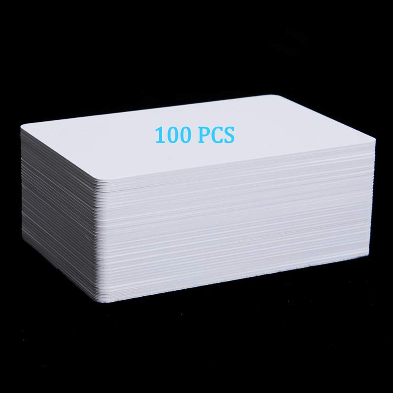 100pcs Mi-Fare 1K S50 RFID Card, Rewritable UID Smart Card, Premium 13.56MHz PVC Blank Card for Door Access Control, Block 0 Sector