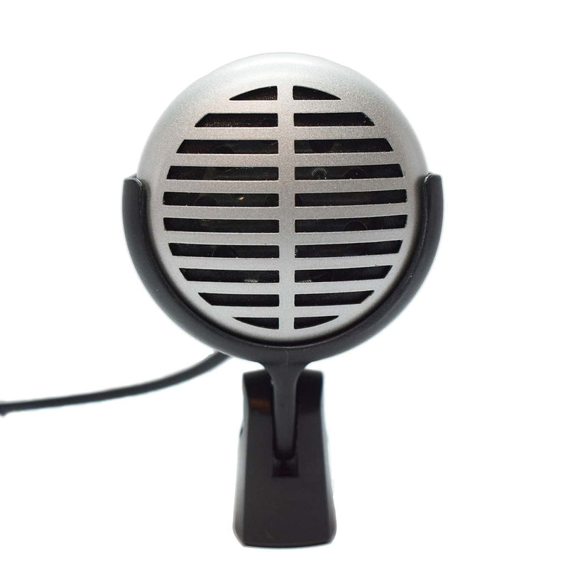 Ammo Clip 520 Bullet Mic Holder Compatible With Shure 520DX Green Bullet, Superlux D112/C and Other Similar Harmonica Microphones (Natural Black) Natural Black