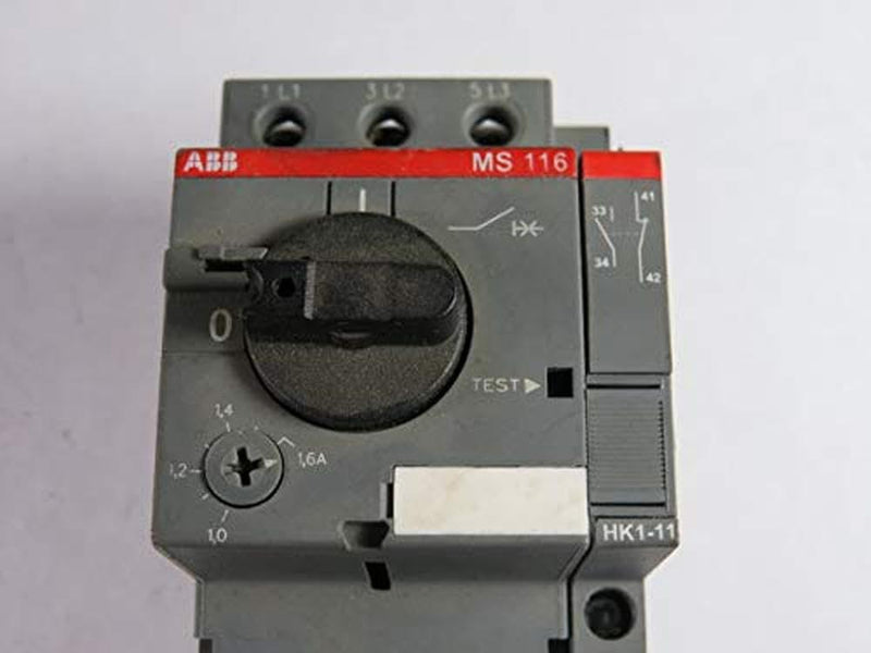 ABB 1SAM250000R1006 MS116-1.6 Manual Motor Starter 1.0-1.6A