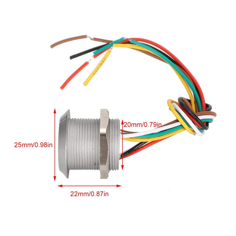[AUSTRALIA] - Sutinna RFID Reader, Mini RFID Controller, Built-in Waterproof Access Control Reader, Wiegand26/34 Interface for 125KHz (EM Card) / 13.56MHz (HID IC Card) (ID) Id 