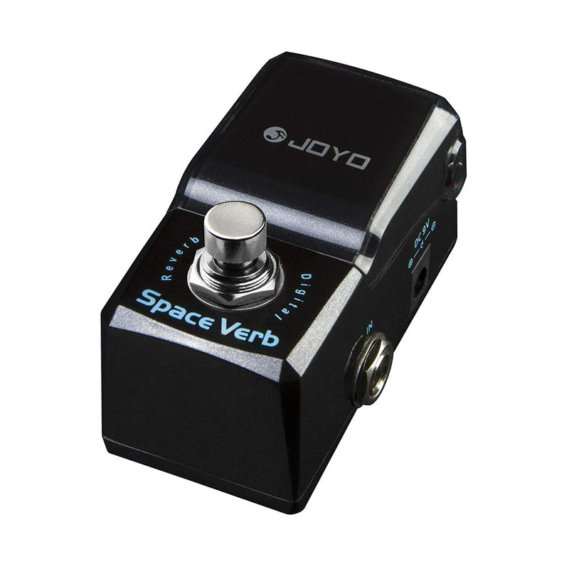 JOYO Digital Reverb Mini Pedal 4 Modes Reverb Pedal for Guitar Effect - True Bypass (Space Verb JF-317) black reverb