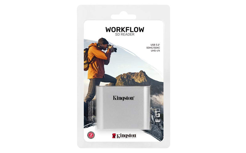 Kingston MobileLite Plus SD Reader USB 3.2 Gen 1 Workflow Dual-Slot SDHC/SDXC UHS-II WFS-SD