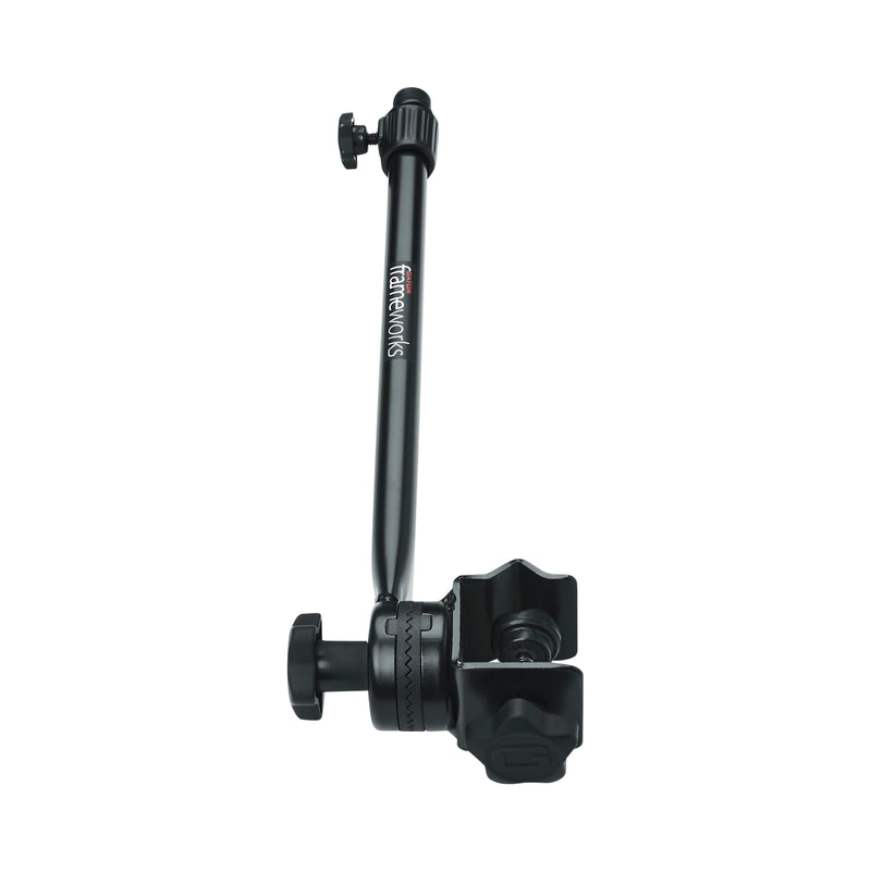 [AUSTRALIA] - Gator Frameworks Adjustable Clamp-On Angled Mini Interlocking Design 16 Inch Boom Arm (GFW-MIC-CLMPBM16) 16" Boom - Clamp 