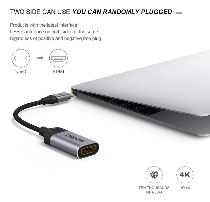 QGeeM USB C Docking Station Bundle, 10 in 1 Multiport Laptop Dock & USB C to 4K HDMI Adapter, Thunderbolt 3/4 Combo Kit with Dual HDMI, PD 100W, Ethernet, Card Reader for MacBook, Dell XPS, Surface