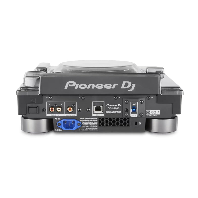 [AUSTRALIA] - Decksaver DS-PC-CDJ3000 - Super Strong Polycarbonate Cover Compatible with Pioneer DJ CDJ-3000, CDJ Dust Cover, DJ Equipment Cover for Travel and Everyday Protection 