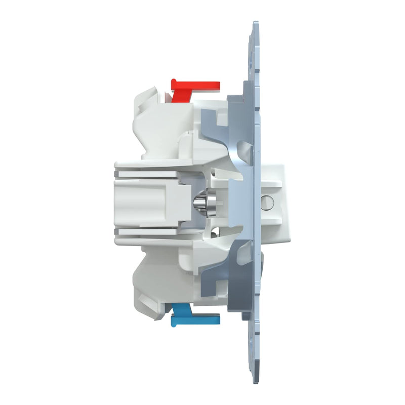 Merten MEG3106-0000 Two-way switch insert 1 pole with indicator light 10 AX, 250 V AC plug-in terminals Single