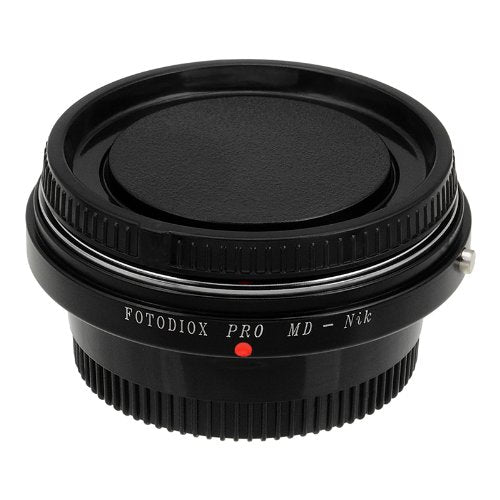 Fotodiox Pro Lens Mount Adapter Compatible with Minolta MD Lenses to Nikon F-Mount Cameras, (10MDNKG)