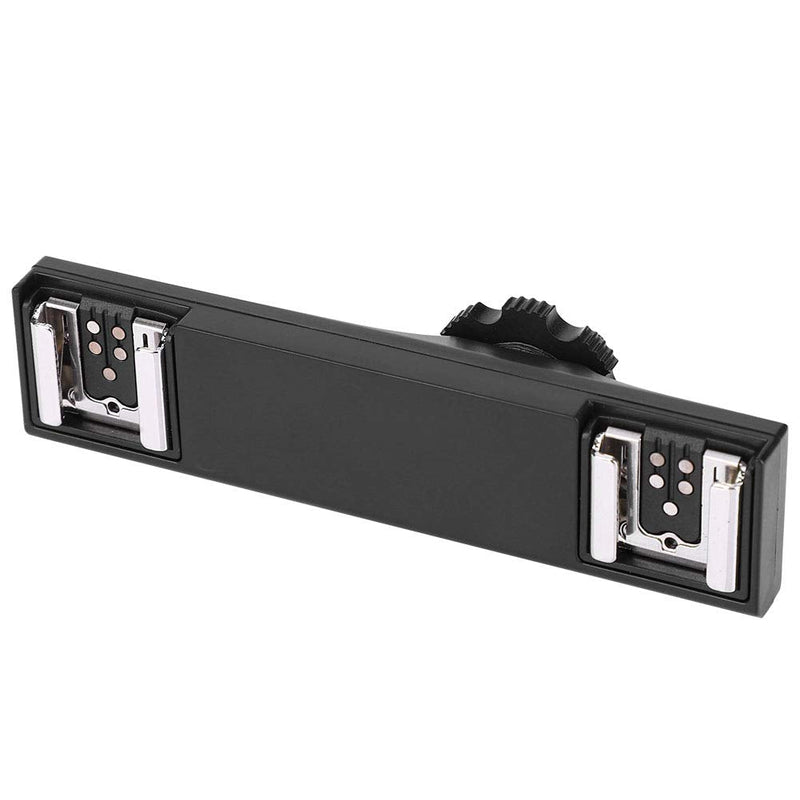 [AUSTRALIA] - Hot Shoe Splitter, Hot Shoe Flash Light Bracket Ultralight Hot Shoe Extension Bar Mount Hot Shoe Mount Plate Adapter for SLR Camera Camcorder (for SLR (for 