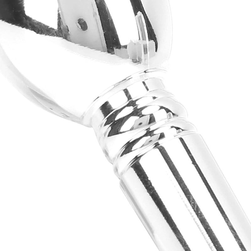 Tenor Trombone Mouthpiece, Trombone Mouthpiece Large Shank Trombone Mouthpiece Accessory 5G Trombone Mouthpiece for Amateurs for Professional Players(Silver)
