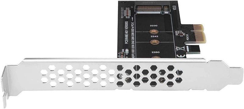 [AUSTRALIA] - NVME M.2 SSD M-Key to PCI-e 3.0 x1 Host Controller Expansion Card,Supports M2 NGFF PCI-e 3.0, 2.0 or 1.0, NVME or AHC 2280, 2260, 2242, 2230 Solid State Drives with Low Profile BRAC PCLE-KEY M Adapter 