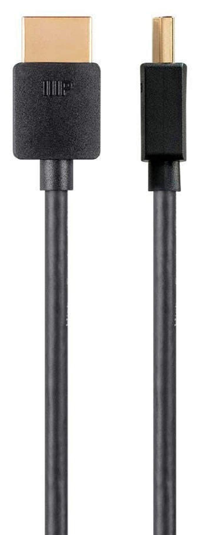 Monoprice 134203 Certified Premium HDMI Cable - 3 Feet - Black (5 Pack) & High Speed HDMI Cable - 2 Feet - Black| Certified Premium, 4K@60Hz, HDR, 18Gbps, 36AWG, YUV, 4:4:4 (124183)