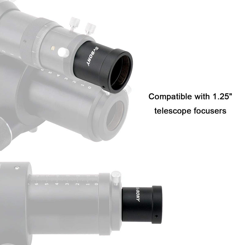 SVBONY SV157 Extension Tube 1.25 inch Optical Length 40mm Total Length 70mm Extension Tube for Telescope (70mm)