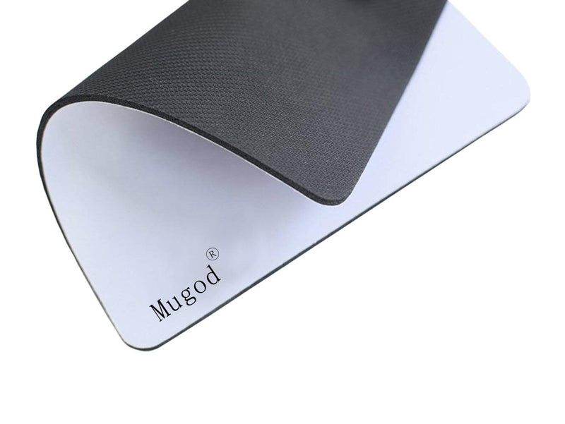 Mugod Elephant Mouse Pad Elephant Walking on The African Savannah Grassland Grey Mouse Mat Non-Slip Rubber Base Mousepad for Computer Laptop PC Gaming Working Office & Home 9.5x7.9 Inch A14