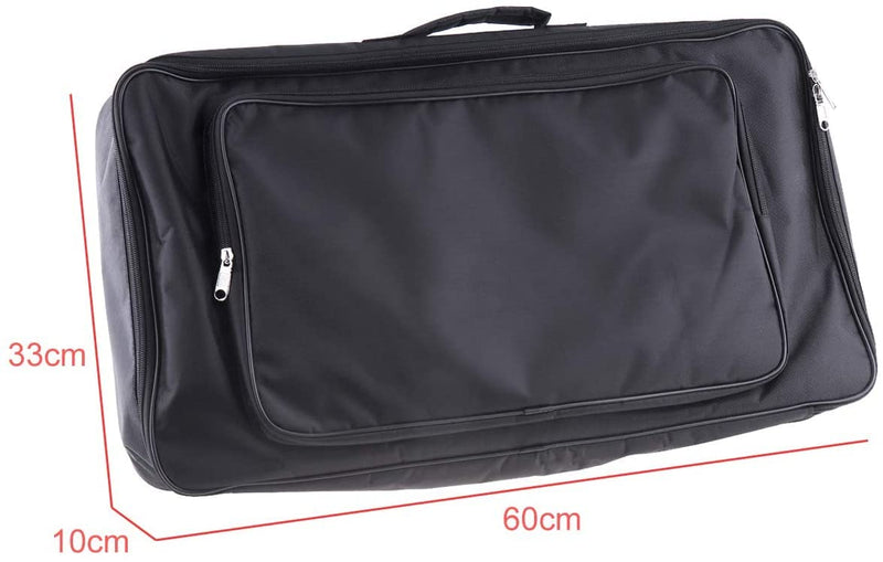 Portable Gig Bag Guitar Effects Pedal Board Carry Bag 23.6 x 13 x 4inch Black