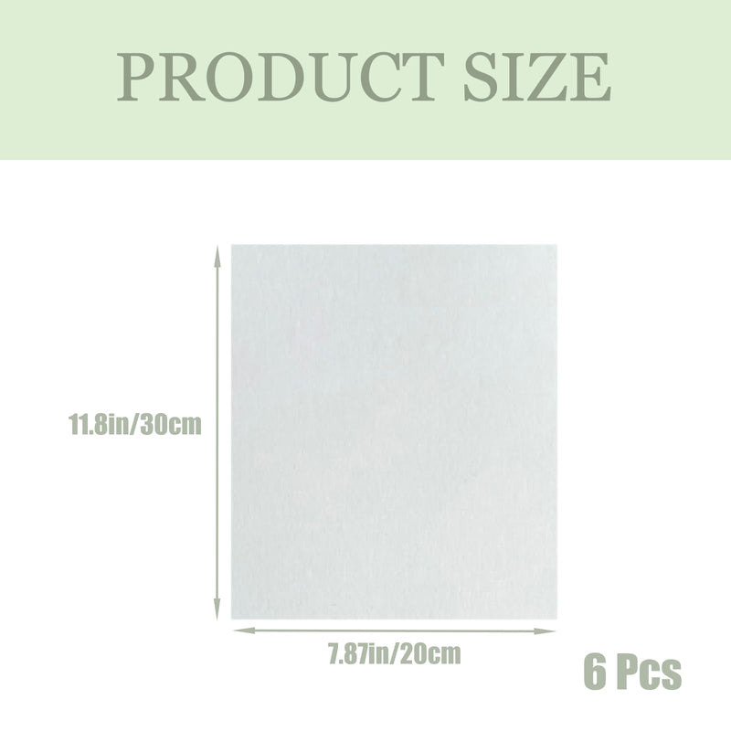 6 Pcs Light Diffuser Sheet Adhesive Sticker, Diffusion Cover Sheet Anti-Glare, Lighting Diffusion Sticker for Soften LED Downlight Ceiling Lighting LED Panel (11.8x8.2 Inches)