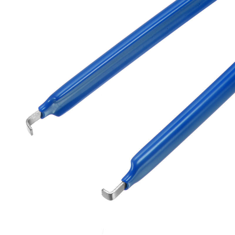 QUARKZMAN IC Puller Chip Extractor Stainless Steel with Insulated Vinyl Handle, Blue, Pack of 2