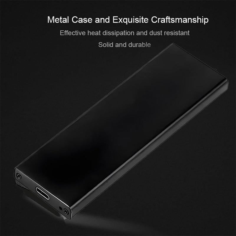 Xiwai USB3.0 Type-C to 17+7Pin USB-C Enclosure 5Gbps Mobile Box for MAC Air Pro Retina 2012 SSD Portable Case Adapter Black USB-C to 17+7Pin compatible with 2012 SSD