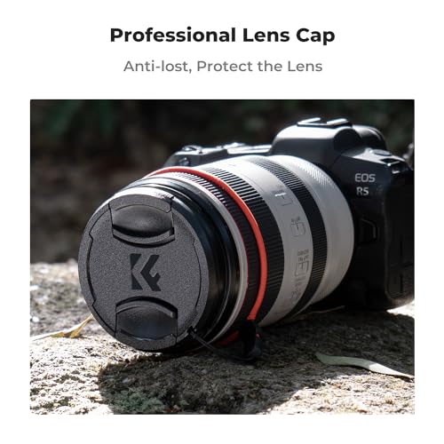 K&F Concept 77mm MCUV Lens Protection Filter with Filter Cap Cleaning Cloth