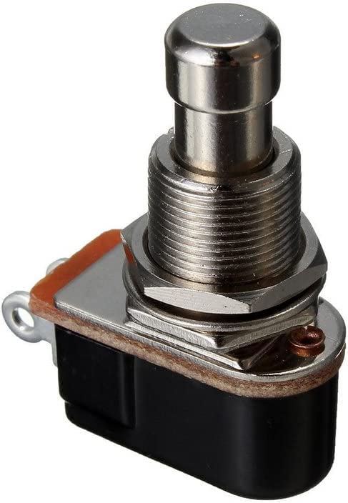 2pcs Momentary Soft Touch Foot Switch Normally Open SPST 2 PIN Stomp Box Push Button Footswitch for Guitar Effect Pedal 2pin Footswitch