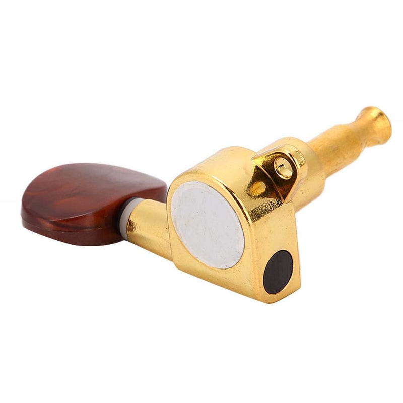 [AUSTRALIA] - 6PCS Guitar Tuning Pegs, Sealed Electric Guitar String Tuning Pegs Keys Machine Head Tuners Set(Gold) Acoustic Tuners Dangelico Tuners Vintage Locking Tuners 6 Inline Guitar Tuner 