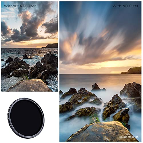 K&F CONCEPT 72mm Variable ND8-ND2000 (3-11stop) Waterproof ND Lens Filter